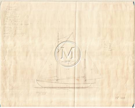 Design 100 — Sail Plan