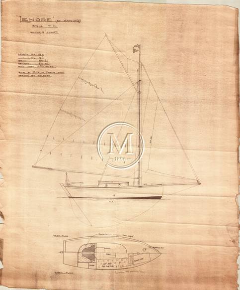 Design 1037 — Sail Plan