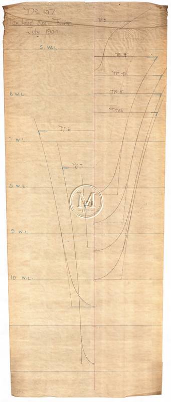 Design 107 — Keel Sections