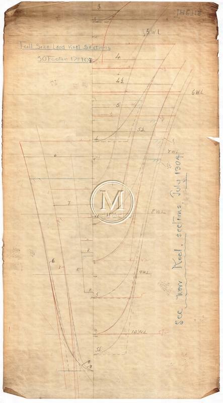 Design 107 — Keel Sections