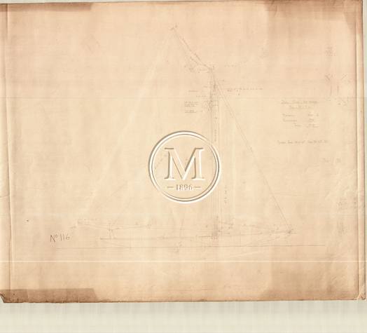 Design 116 — Sail Plan
