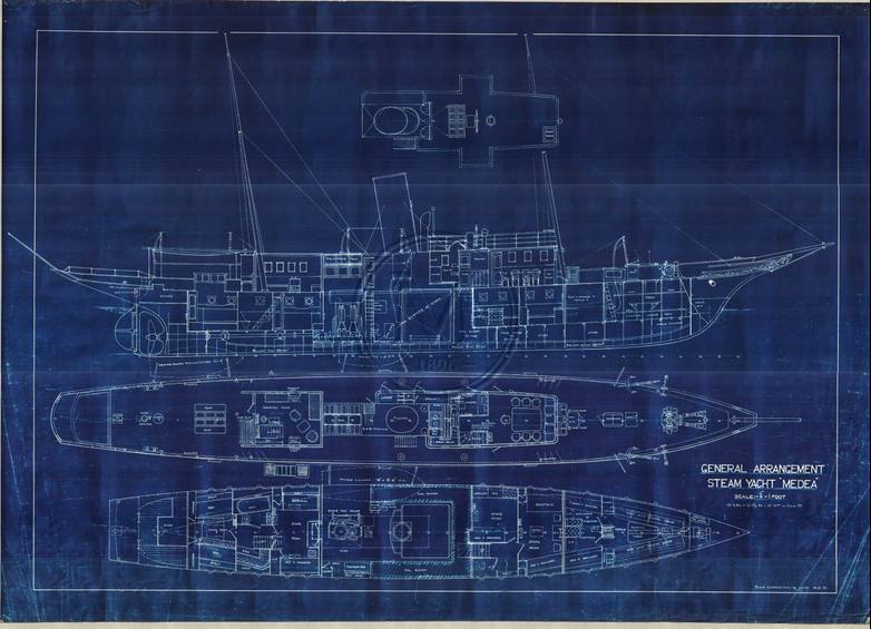 Archive drawing — S.Y.'Medea'