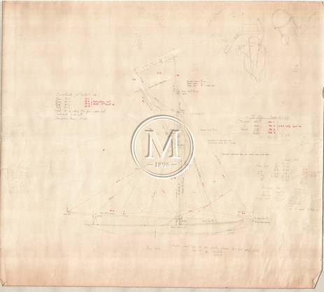 Design 126 — Sail Plan