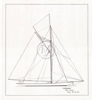 Design 132 — Sail Plan