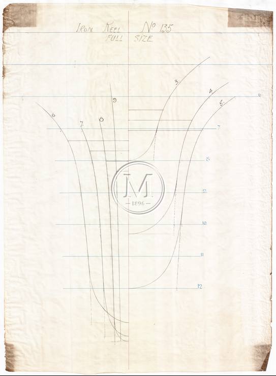 Design 135 — Keel Sections