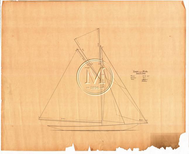 Design 148 — Sail Plan