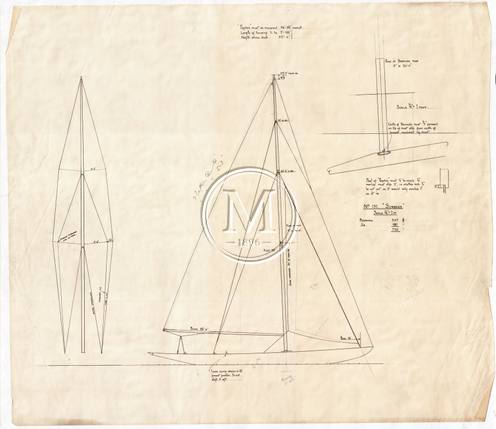 Design 151 — Sail Plan