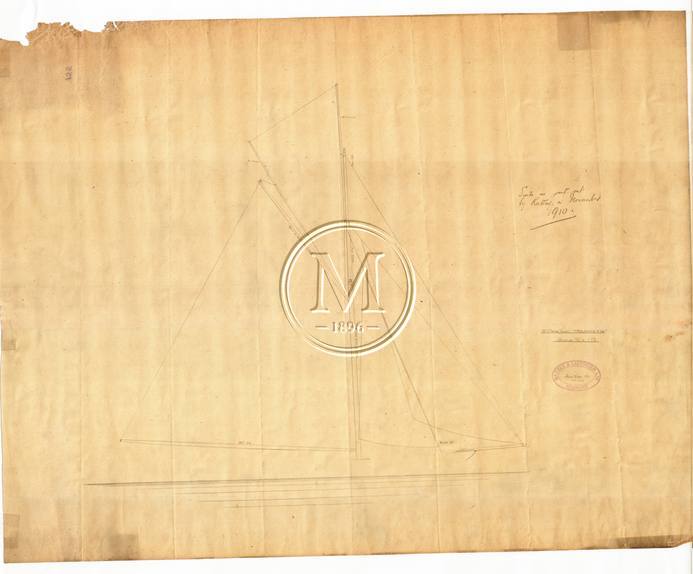 Design 155 — Sail Plan