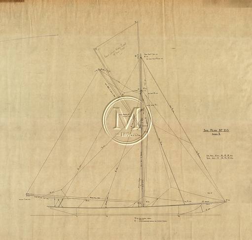 Design 155 — Sail Plan