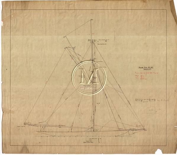 Design 162 — Sail Plan