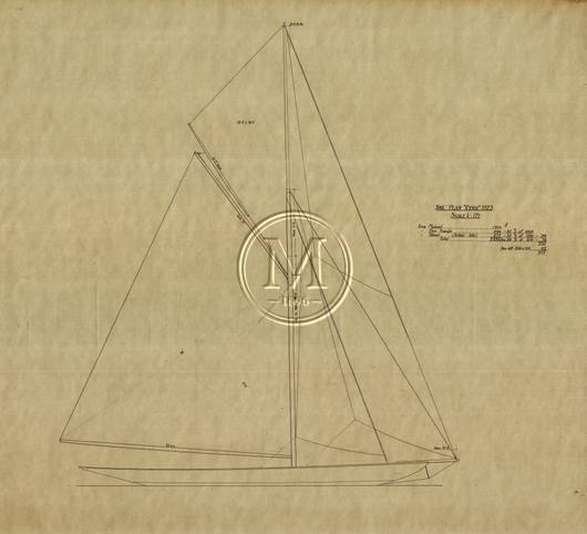 Design 164 — Sail Plan
