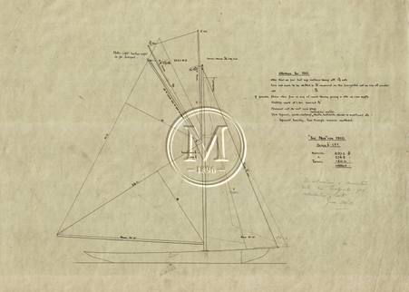 Design 165 — Sail Plan