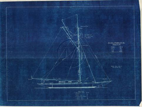 Design 167 — Sail Plan