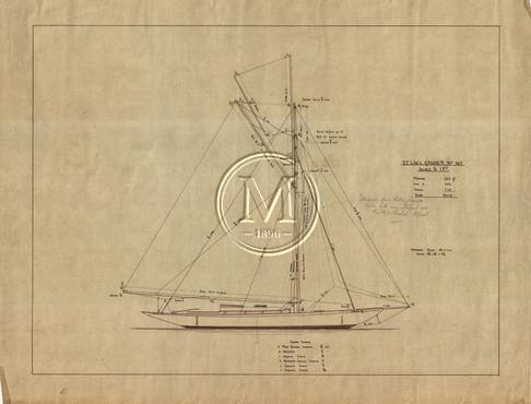 Design 167 — Sail Plan