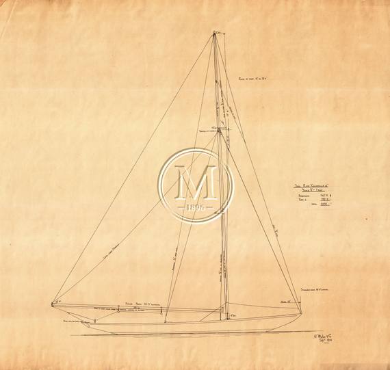 Design 168 — Sail Plan
