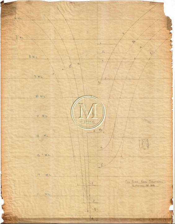 Design 168 — Lines Plan