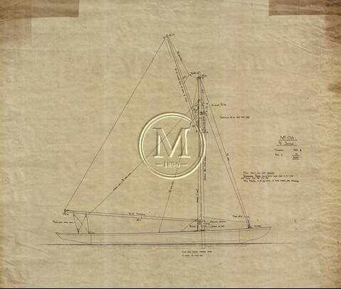 Design 176 — Sail Plan