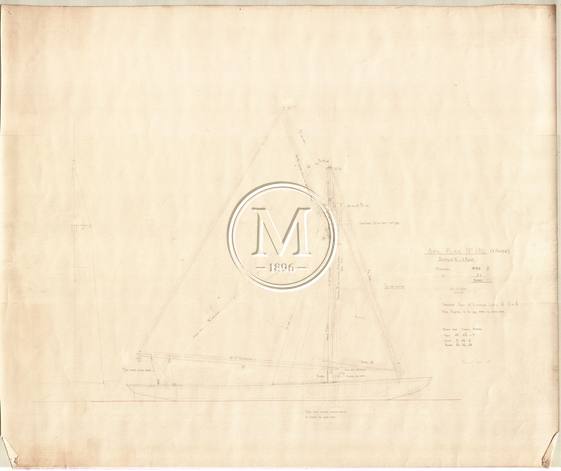 Design 176 — Sail Plan