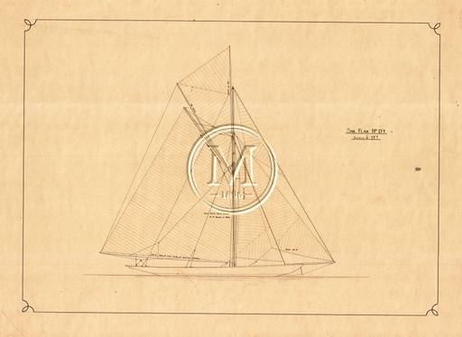 Design 177 — Sail Plan