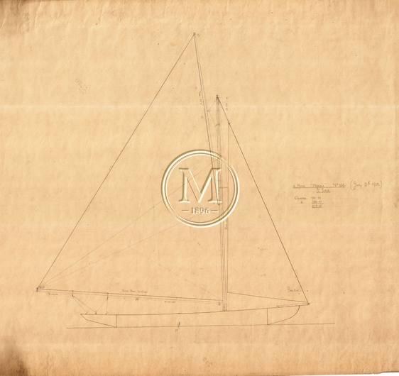 Design 184 — Sail Plan