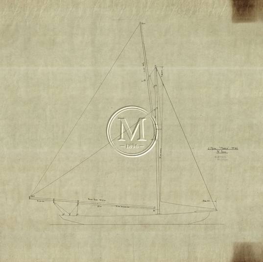 Design 184 — Sail Plan