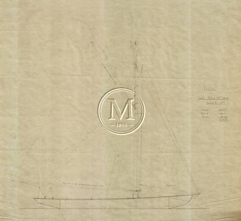 Design 184 — Sail Plan