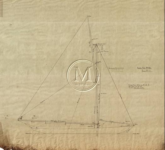 Design 186 — Sail Plan