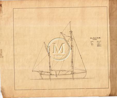 Design 187 — Sail Plan
