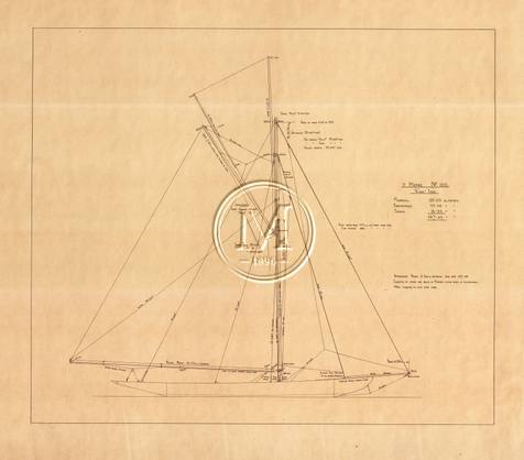 Design 188 — Sail Plan