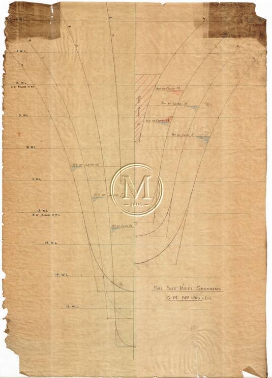 Design 190 — Lines Plan