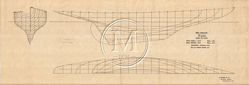 Design 200 — Lines Plan