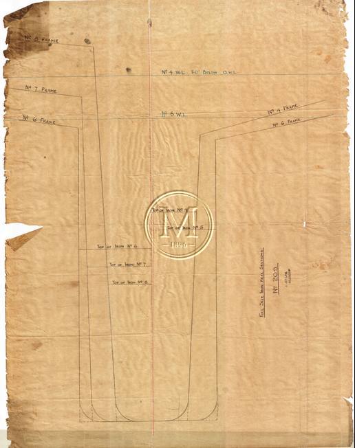 Design 209 — Keel Sections
