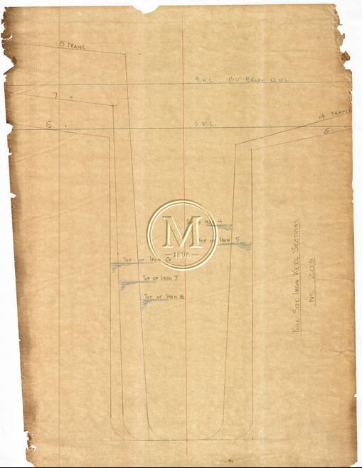 Design 209 — Keel Sections