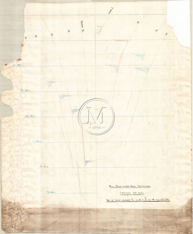 Design 215 — Keel Sections