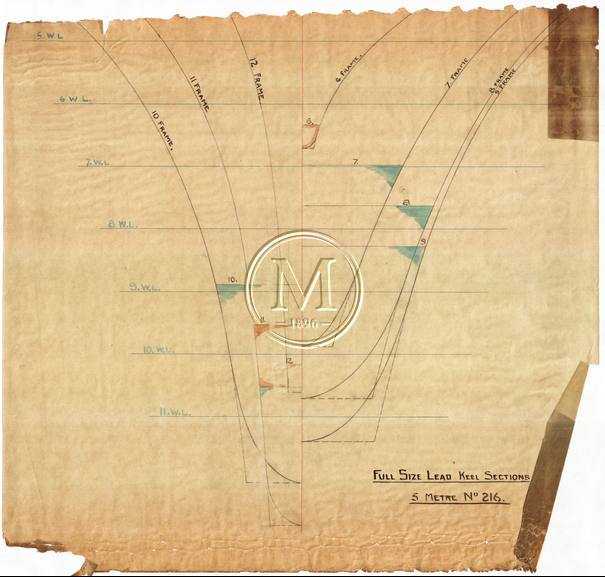Design 216 — Keel Sections