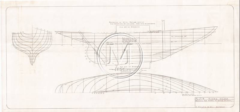 Design 274 — Lines Plan
