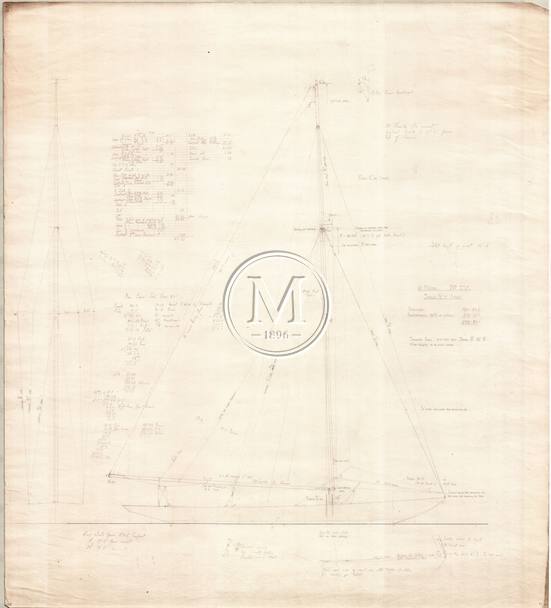Design 275 — Sail Plan