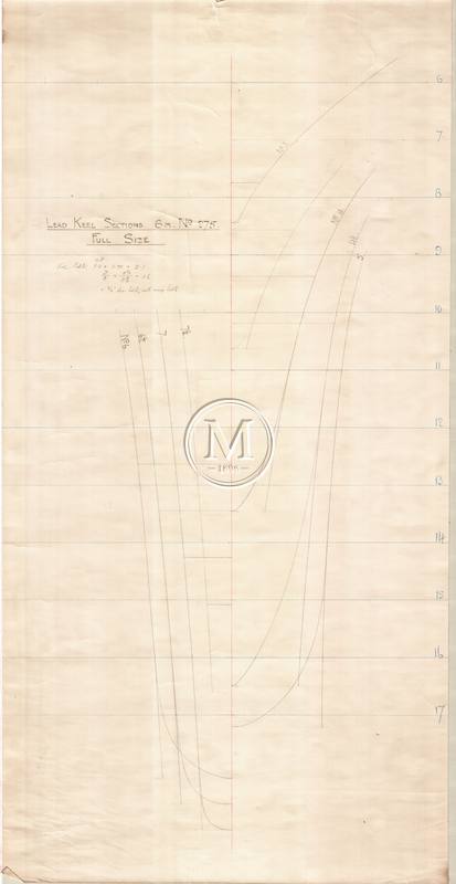 Design 275 — Keel Sections