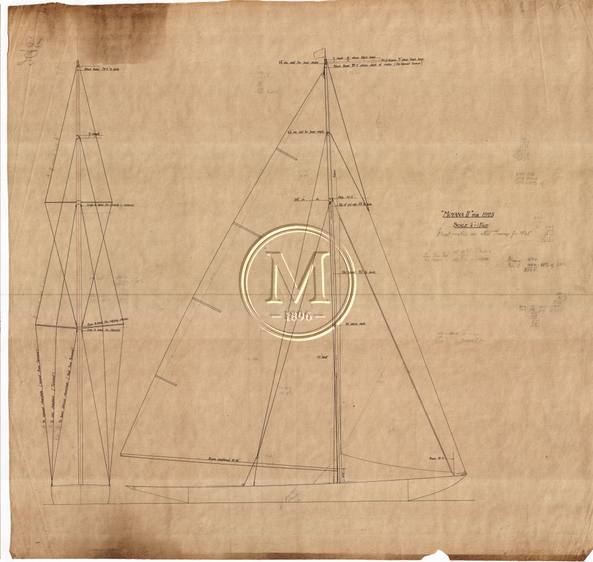 Design 295 — Sail Plan