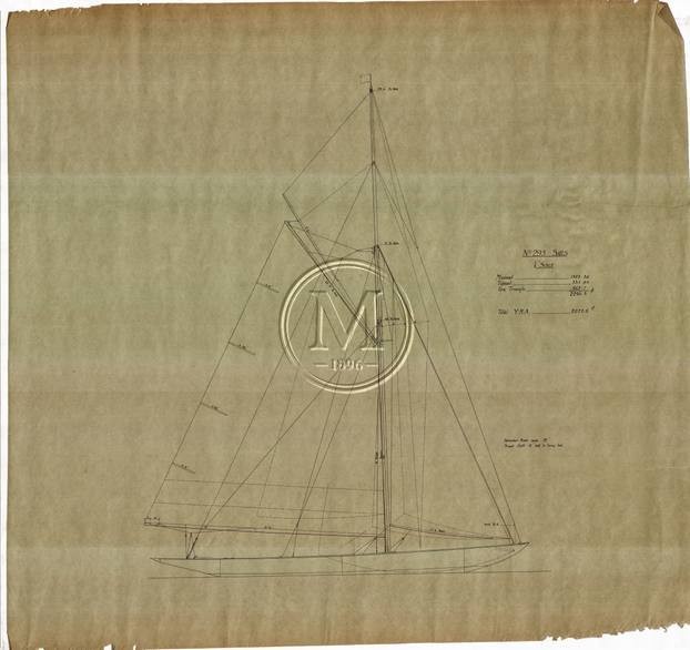 Design 295 — Sail Plan