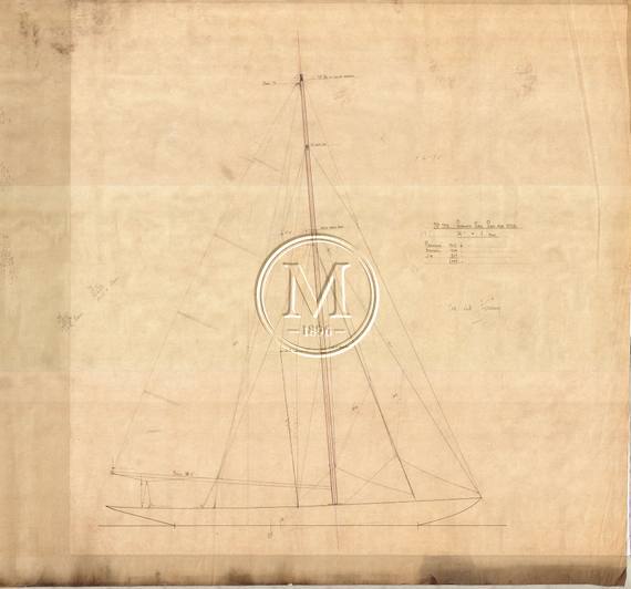 Design 295 — Sail Plan