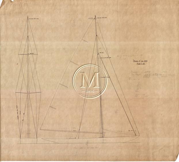 Design 295 — Sail Plan