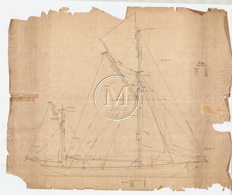 Design 298 — Sail Plan