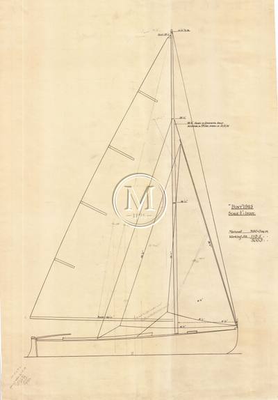 Design 300 — Sail Plan