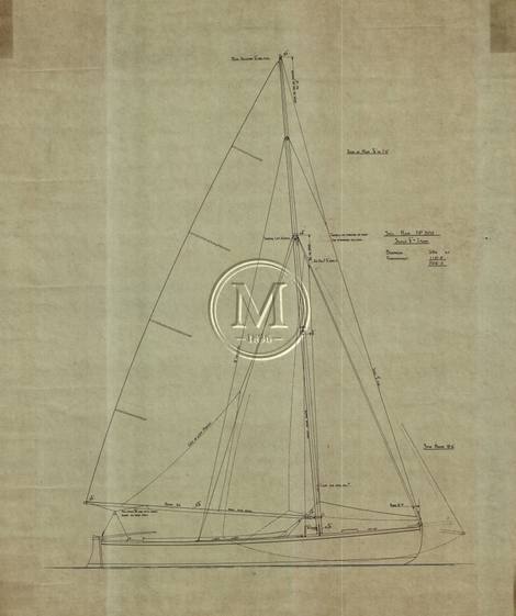 Design 300 — Sail Plan