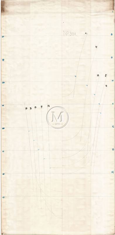 Design 301 — Keel Sections
