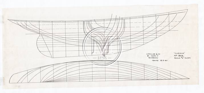 Design 303 — Lines Plan