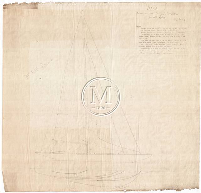 Design 307 — Sail Plan