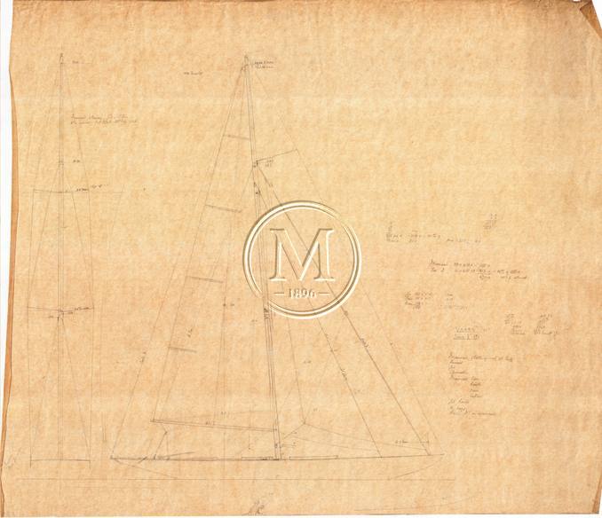Design 307 — Sail Plan