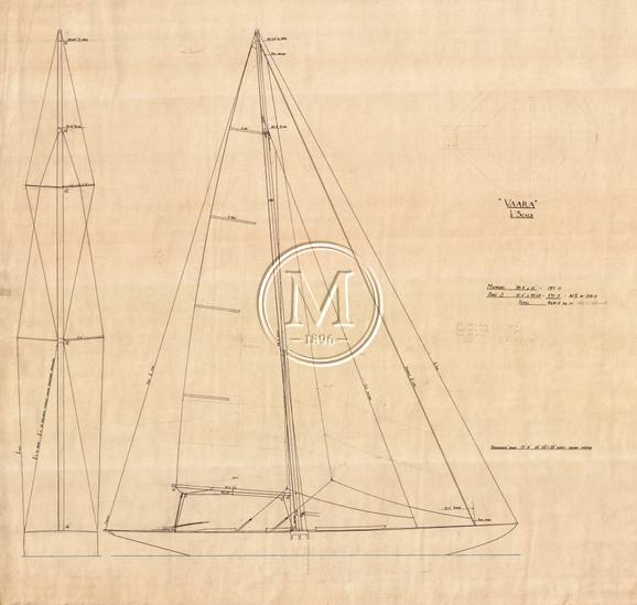 Design 307 — Sail Plan